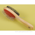 easy to clean dog cat hair slicker brush